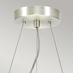 Lampa wisząca 36 cm Pearce – 3 źródła światła – Polerowany chrom DL-PEARCE14-3LT-IV-PC Elstead Lighting