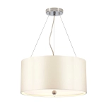 Lampa wisząca 46 cm Pearce – 3 źródła światła – Polerowany chrom DL-PEARCE18-3LT-IV-PC Elstead Lighting