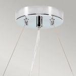Lampa wisząca 46 cm Pearce – 3 źródła światła – Polerowany chrom DL-PEARCE18-3LT-IV-PC Elstead Lighting