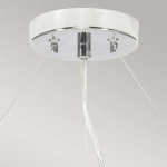 Lampa wisząca 66 cm Pearce – 5 źródeł światła – Polerowany chrom DL-PEARCE26-5LT-IV-PC Elstead Lighting