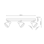 Dravo 3 spot biały 3xGU10 LP-9523/3WS WH Light Prestige