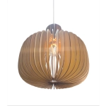 Drewniana lampa wisząca Hazo 43 brązowa 2512053014 Nordlux