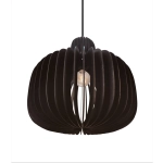 Drewniana lampa wisząca Hazo 43 czarna 2512053003 Nordlux