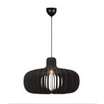 Drewniana lampa wisząca Hazo 65 czarna 2512073003 Nordlux