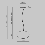 Lampa wisząca Bruma MOD397PL-L12CH2.7K Maytoni - zdjęcie dodatkowe 5