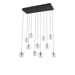 LAMPA WISZĄCA NELSON CZARNY-ZŁOTY MD2291-11B-3BGT Zuma Line - zdjęcie produktu
