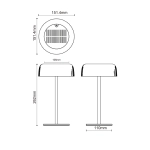 Lampa solarna BLUET DT33111 ZUMA LINE