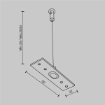 Zestaw podwieszany 2 pcs Exility biały TRA034SW-2W Maytoni - zdjęcie dodatkowe 4