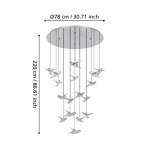 PARATEBUENO 1 Lampa wisząca 390402 EGLO