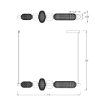 Lampa wisząca SARR MD2596-5B-3BGT ZUMA LINE
