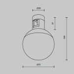 Lampa szynowa Luna Flarity 2700K 5W 120° TR149-1-5W2.7K-BS-DE Maytoni - zdjęcie dodatkowe 6