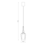 Lampa wisząca TAGNA 251010-AM ZUMA LINE