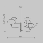 Lampa wisząca Memory MOD177PL-04B Maytoni - zdjęcie dodatkowe 10