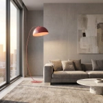 Lampa podłogowa ARCOS LP1 BURGUNDY 1614/LP1 EMIBIG - zdjęcie dodatkowe 5