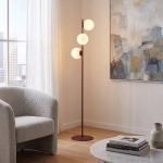 Lampa podłogowa MAGNUS LP3 BURGUND OPAL 1644/LP3 EMIBIG - zdjęcie dodatkowe 1