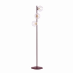 Lampa podłogowa MAGNUS LP3 BURGUND TRANSPARENT 1645/LP3 EMIBIG - zdjęcie produktu