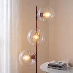 Lampa podłogowa MAGNUS LP3 BURGUND TRANSPARENT 1645/LP3 EMIBIG - zdjęcie dodatkowe 2