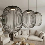 Lampa wisząca MANTRA 3 BLACK 1699/3 EMIBIG - zdjęcie dodatkowe 6