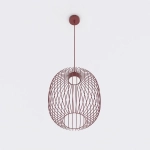 Lampa wisząca MANTRA 1 BURGUNDY 1700/1 EMIBIG - zdjęcie dodatkowe 2