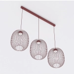 Lampa wisząca MANTRA 3 BURGUNDY 1700/3 EMIBIG - zdjęcie produktu