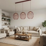 Lampa wisząca MANTRA 3 BURGUNDY 1700/3 EMIBIG - zdjęcie dodatkowe 3