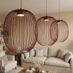 Lampa wisząca MANTRA 3 BURGUNDY 1700/3 EMIBIG - zdjęcie dodatkowe 8