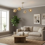 Lampa sufitowa SPACE 4 MOKKA AMBER 1702/4 EMIBIG - zdjęcie dodatkowe 3