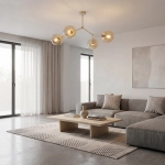 Lampa sufitowa SPACE 4 MOKKA AMBER 1702/4 EMIBIG - zdjęcie dodatkowe 4