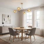 Lampa sufitowa SPACE 4 MOKKA AMBER 1702/4 EMIBIG - zdjęcie dodatkowe 5