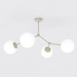 Lampa sufitowa SPACE 4 MOKKA OPAL 1703/4 EMIBIG - zdjęcie produktu