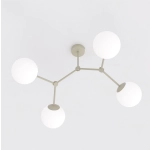 Lampa sufitowa SPACE 4 MOKKA OPAL 1703/4 EMIBIG - zdjęcie dodatkowe 1