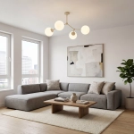 Lampa sufitowa SPACE 4 MOKKA OPAL 1703/4 EMIBIG - zdjęcie dodatkowe 2