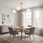 Lampa sufitowa SPACE 4 MOKKA OPAL 1703/4 EMIBIG - zdjęcie dodatkowe 3