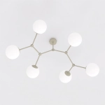 Lampa sufitowa SPACE 6 MOKKA OPAL 1703/6 EMIBIG - zdjęcie dodatkowe 1