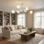 Lampa sufitowa SPACE 6 MOKKA OPAL 1703/6 EMIBIG - zdjęcie dodatkowe 3