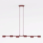 Lampa wisząca MEGARA 6 BURGUNDY 1706/6 EMIBIG - zdjęcie dodatkowe 2
