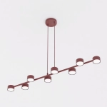 Lampa wisząca MEGARA 8 BURGUNDY 1706/8 EMIBIG - zdjęcie produktu