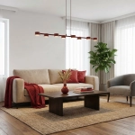 Lampa wisząca MEGARA 8 BURGUNDY 1706/8 EMIBIG - zdjęcie dodatkowe 3