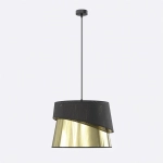 Lampa wisząca CANVA 1 BLACK GOLD 1708/1 EMIBIG - zdjęcie produktu