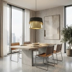 Lampa wisząca CANVA 1 BLACK GOLD 1708/1 EMIBIG - zdjęcie dodatkowe 2