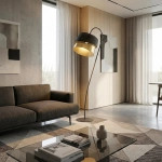 Lampa podłogowa CANVA LP1 BLACK GOLD 1708/LP1 EMIBIG - zdjęcie dodatkowe 3