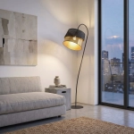 Lampa podłogowa CANVA LP1 BLACK GOLD 1708/LP1 EMIBIG - zdjęcie dodatkowe 4