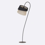 Lampa podłogowa CANVA LP1 BLACK NATURAL 1709/LP1 EMIBIG - zdjęcie dodatkowe 2