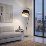 Lampa podłogowa CANVA LP1 BLACK NATURAL 1709/LP1 EMIBIG - zdjęcie dodatkowe 4