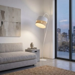 Lampa podłogowa CANVA LP1 WHITE NATURAL 1711/LP1 EMIBIG - zdjęcie dodatkowe 4