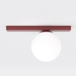 Lampa sufitowa FIT 1 BURGUNDY OPAL 1713/1 EMIBIG - zdjęcie produktu