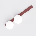 Lampa sufitowa FIT 2 BURGUNDY OPAL 1713/2 EMIBIG - zdjęcie dodatkowe 1
