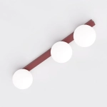 Lampa sufitowa FIT 3 BURGUNDY OPAL 1713/3 EMIBIG - zdjęcie dodatkowe 1