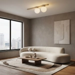Lampa sufitowa FIT 2 MOKKA OPAL 1715/2 EMIBIG - zdjęcie dodatkowe 3