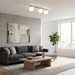 Lampa sufitowa FIT 3 MOKKA OPAL 1715/3 EMIBIG - zdjęcie dodatkowe 2